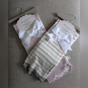 ‼️SAVE $35+‼️ 2 Bonbini Cotton/Bamboo Baby Blankets